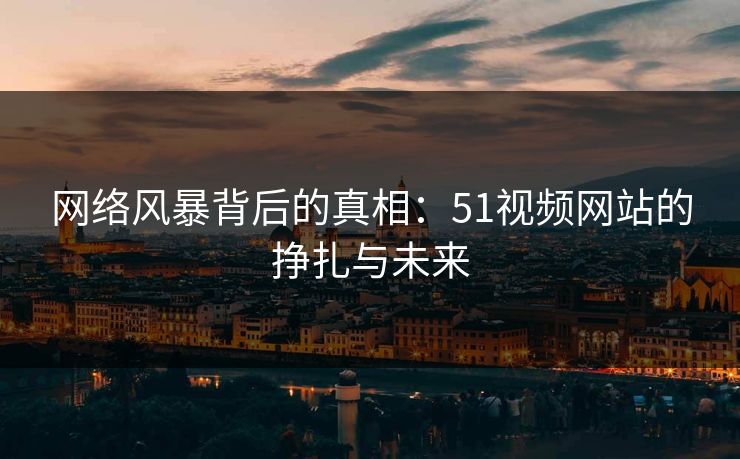网络风暴背后的真相：51视频网站的挣扎与未来